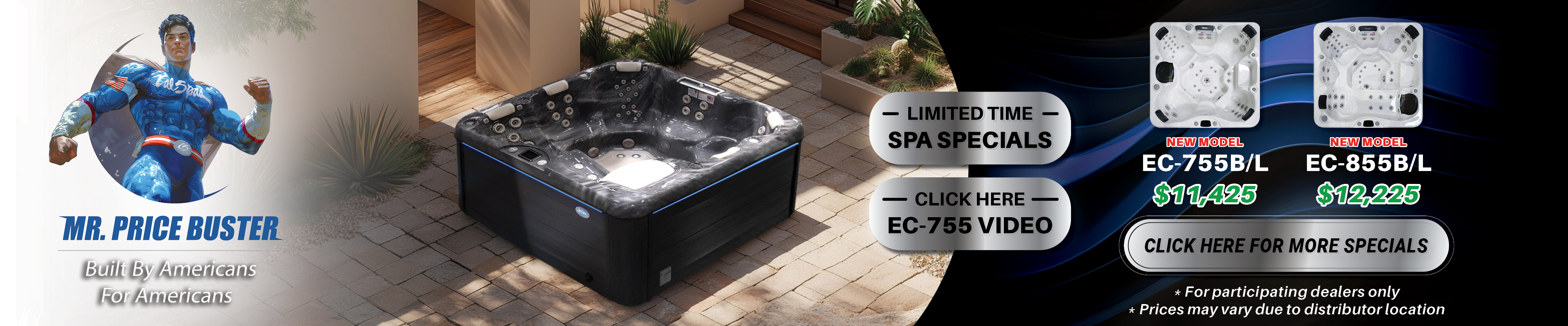 Calspas hot tub being used in a family setting - Coeurdalene